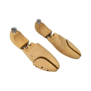Beech Wood Shoe Trees Two Tubes Natural Wood Color Shoe Stretcher Leather Shoes Boots Sneakers