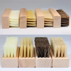 Beech Wood Sneaker Shoe Brush Soft Medium Hard Bristles Shoe Cleaning Brush