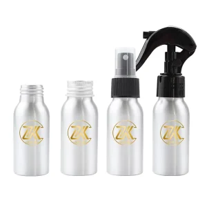 Best Seller Full Printing on Aluminium Shoe Deodorization Protector Spray Waterproof Pump Bottle for Toner Oral Cosmetic 1 2 3oz