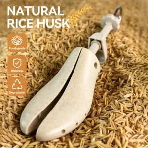 Biodegradable Rice Husk Polymer Plastic Shoe Tree Adjustable Universal Shoe Shaper Eco Friendly Anti Wrinkle Shoe Keeper