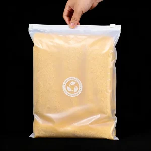 Biodegradable Slide Zipper Bag for Clothing Packaging Custom Printed Eco Friendly Corn Starch Ziplock Bags Factory