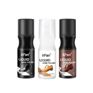 Black Bottle Liquid Shoe Polish Cleaning Maintenance Repair and Polish Shoes