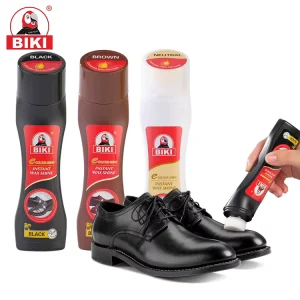 Black Brown Neutral 75ML Leather Care Cleaner Liquid Shoe Polish