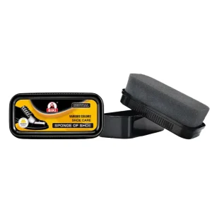Black Color Instant Shining Leather Care Deep Nourishing Care Shoe Polish With Sponge