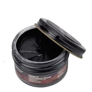 Black Shoe Cream Colored Shoe White and Black Cream Leather Shoe Polish