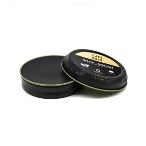Black Shoe Polish Cream Set High Gloss Leather Care Deep Nourish