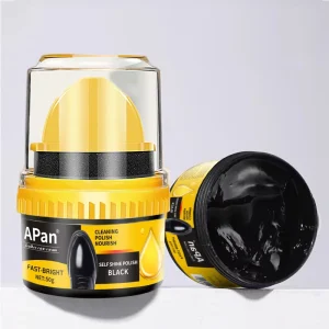 Black Shoe Polish Cream Shoe Care Shine Shoe Cream Oil 50g