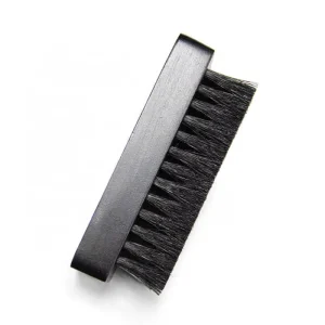 Black Shoes Brush Bristle Brushes Buffing Wood Handle Brush Portable Home Cleaning Tool