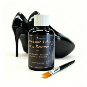 Black Sole & Shoe Repair Paste Red Bottom Restorer Durable for Leather Dress Shoes Pumps Crack Proof Fade Resistant