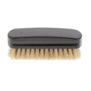 Black Wood Car Interior Cleaning Brush Gloss Brushes Pig Bristles Shoes Cleaning Brush Leather Soft Polishing Tool