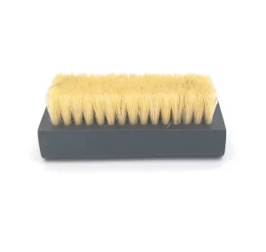 Black Wooden Handle Premium Sneaker Brush Hog Bristle Snow Boots Brush
