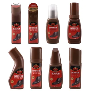 Bottle Shape Liquid Shoe Polish in Natural Black Brown Colour