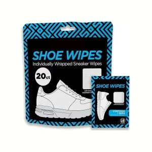 Brand Customization Eco friendly Biodegradable Shoe Cleaning Wipes Instant Stain Remover Sneaker Wipes