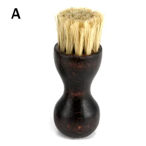 Bristle Bristle Shoe Brush for Suede Shoes Leather Footwear Shoe Brush for Cleaning Dusting Polishing Matches Shoe Polish