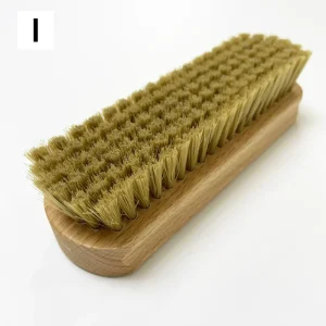 Bristle Hair Shoe Brush for Suede Leather Shoes Effective for Cleaning Dusting Polishing Durable Handle Shoe Brush