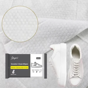 Bulk 10pcs Portable Small Pack Sneaker Wipes Deep Dirt Removal Pearl Pattern Thick Multi-material Safe Sneaker Shoe Cleaner Wipe