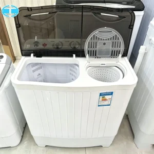 C household 7kg Semi Automatic Twin Tub Electric Washing Machine OEM Customized Household Use Energy Saving Washer Dryer