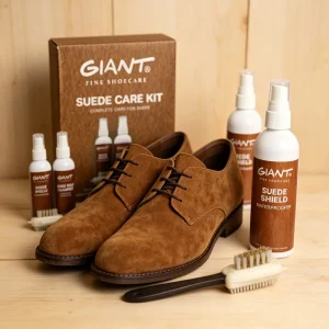 CARE GUYS Premium Suede Care Kit 120ml Suede Cleaner + Waterproof Spray With Brush For Nubuck Sneaker Boots Stain Removal
