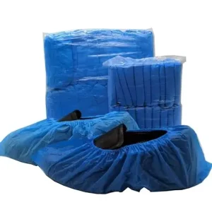 CPE Shoe Covers With Double Elastic Band And Thickened Film