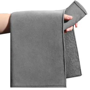 Car Drying Microfiber Cleaning Towels Double sided Coral Fleece Thick Cloth for Detailing