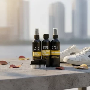Care Guys Industrial Grade Sustainable Shoe Protector Spray Waterproof Stain Repellent for Sneakers Rubber Suede Leather Nubuck