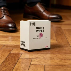 Care Guys Shoe Cleaning Wipes 30 Count 12x14cm Quick & Easy Sneakers Cleaning for Adults