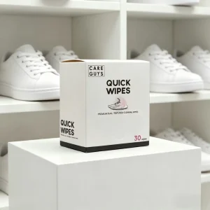 Care Guys Shoe Cleaning Wipes 30pcs Paper 12*14CM Quick Easy Cleaning for Sneakers