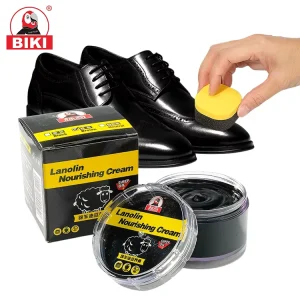 Care Shoe Polish ODM OEM Sheep Oil Leather in Neutral Brown & Black Cream Colors Customised Leather Products