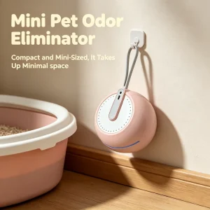 Cat Litter Deodorizer with Ozone Deodorization Rechargeable for Litter Boxes Kitchens and Shoe Cabinets