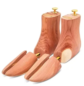 Cedar Wood Shoe Keeper Adjustable Boot Shoe Tree High Upper Cedar Boot Tree for Men