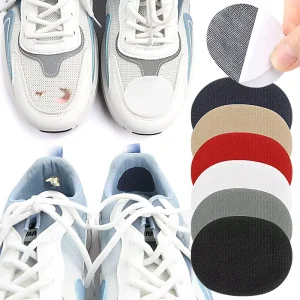 Circle Shape Shoe Hole Prevention Repair Patches 3 Pairs Self Adhesive Inside Shoe Patches Kit for Repair Holes