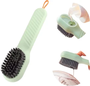 Cleaning Brush Soft Bristled Liquid Shoe Brush Long Handle Brush for Shoe and Clothing