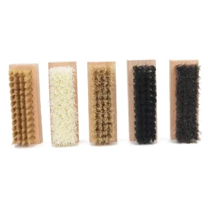 Cleaning Polishing Caring Shoe Brush With Softy Medium Hard PP Wire Nylon Wire Horsehair Boar Hair Bristle