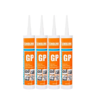 Clear and White General Purpose Acid Acetic Silicone Sealant