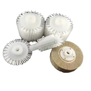 Commercial Automatic Shoe Polishing Machine Brush Wheel Accessories Cleaning Brush Roller Boot Washing Set Soft Hard Nylon