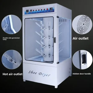 Commercial Shoe Cleaning Dry-Cleaning Shops’ Dedicated Shoe Dryer Integrated Sterilization Drying Rotating Action 2-Year