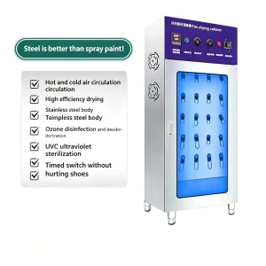 Commercial Shoes Sole Cleaning Equipment Shoe Washer and Dryer with Steam Sneaker Brush Equipment Used for Washing Shop