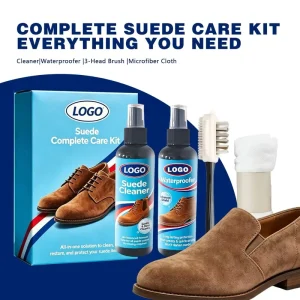 Complete Eco Friendly Suede Shoe Cleaning Set Waterproof Spray Brush Towel Private Label OEM Factory Low MOQ Fast Shipping China