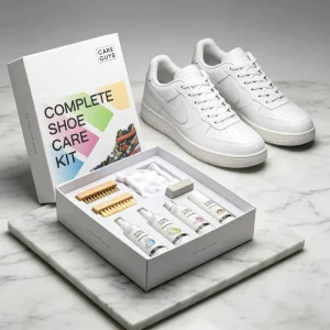 Complete Shoe Care Kit Leather Conditioner Liquid Wet Cleaner Stain Remover Freshener Waterproof Whitener Brush