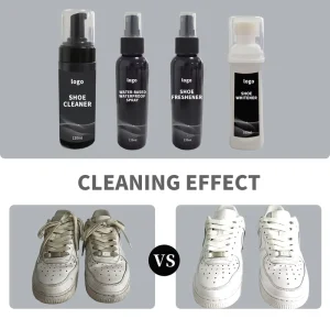Complete Tennis Shoe Cleaning Kit Removes Stains Dirt Yellowing and Odor for Athletic Trainers Running Shoes