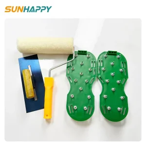Construction Tools Kit Epoxy Flooring Roller Trowel Nail Shoes Flat Coating Floor Multi Purpose Epoxy Tools