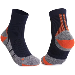 Coolmax Casual Sports Professional Running Socks Quick-Drying Antibacterial Deodorant Towel Bottom Crew Marathon Spring