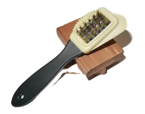 Copper Suede and Nubuck 4 Way Shoe Brush