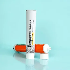 Cosmetic Oral Care Cylinder Dual Use Aluminum Plastic ABL Laminated Eco friendly Toothpaste Tube Empty Refillable Screw Cap