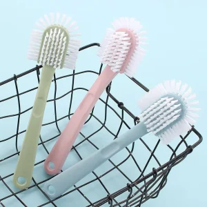 Creative Multifunctional Five-Sided Shoe Brush Double-Sided Hard Soft Bristles No Dead Angles Household Cleaning Brush