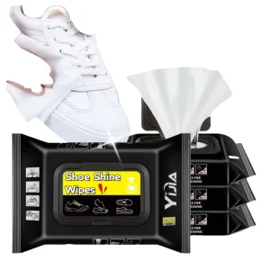 Custom 10 30 Pcs Shoe Sneaker Wipes Cleaner Quick Wipes Disposable Travel Portable Shoes Wipes Removes Dirt Stains