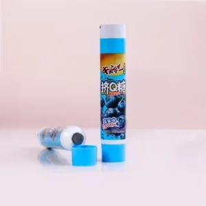 Custom 18g Other Eco friendly Cylinder Slanted Tubes Skin Care Flip Top Cap Food Grade Spiral Screw Toothpaste UV Printing