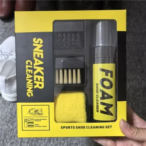 Custom 3 Pcs Footwear Cleaning Set for Leather Canvas Shoes Travel Size Shoe Care Kit for Daily & Outdoor