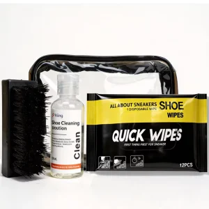 Custom 5 in 1 Sneaker Shoe Brush Towel Wipes White Shoe Care Set Shoe Cleaning Kit
