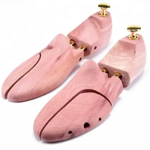 Custom Adjustable Aromatic Red Wooden Cedar Shoe Tree for Men